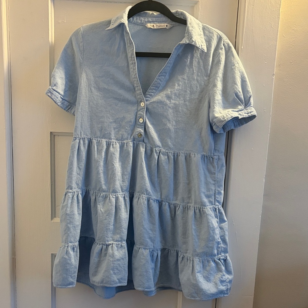 Zara Blue Mini Dress